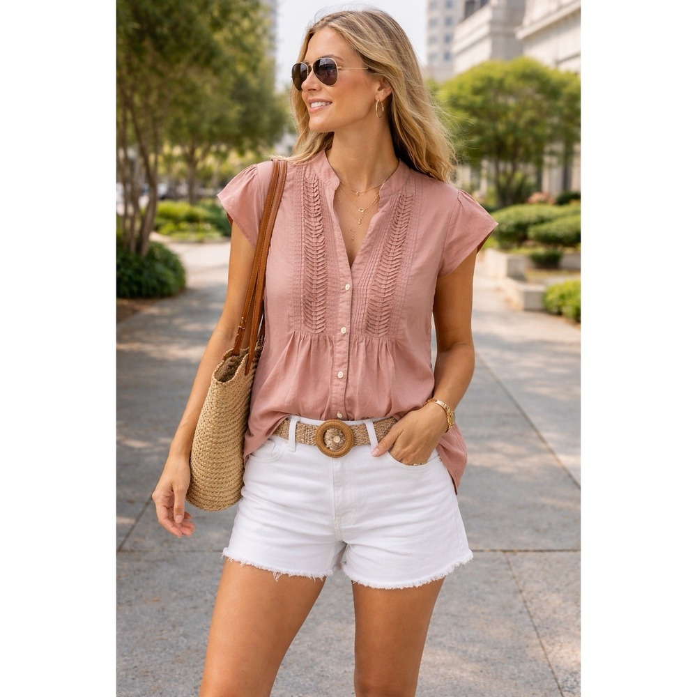 Banana Republic Women's Blouse Button‎ Front Extra Small Business Shirt